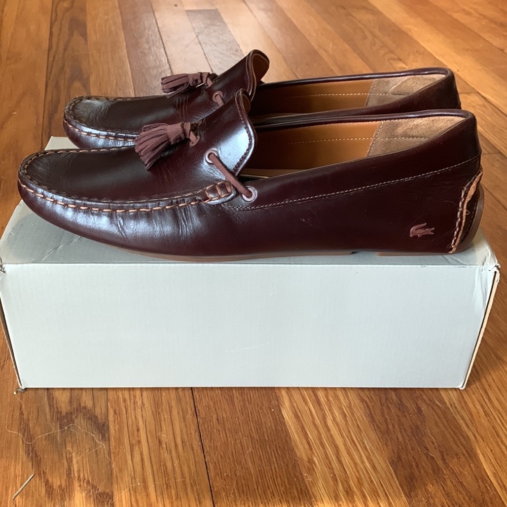 Lacoste Piloter Tassel Loafer size 9.5